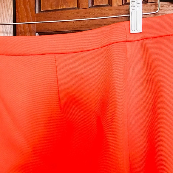 J. Crew Asymmetrical Zip Pencil Skirt in Flame - Picture 8 of 12